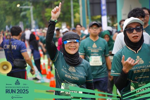 Race photo from Mangkunegaran Run 2025