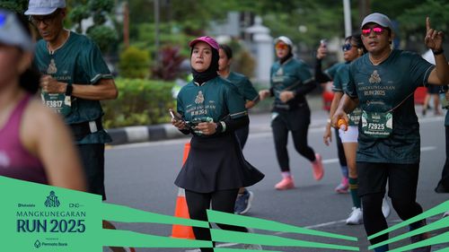 Race photo from Mangkunegaran Run 2025