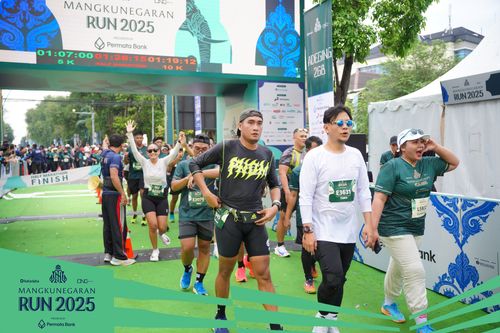 Race photo from Mangkunegaran Run 2025