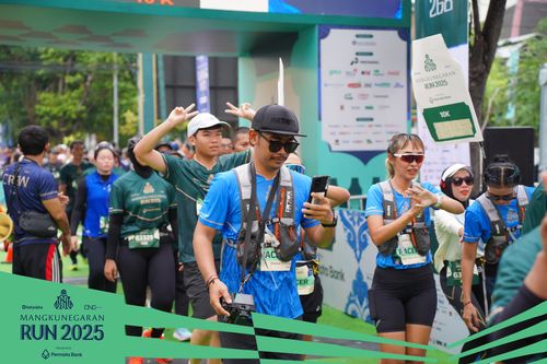 Race photo from Mangkunegaran Run 2025