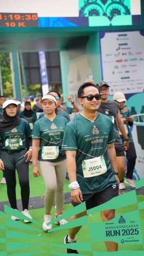 Race photo from Mangkunegaran Run 2025