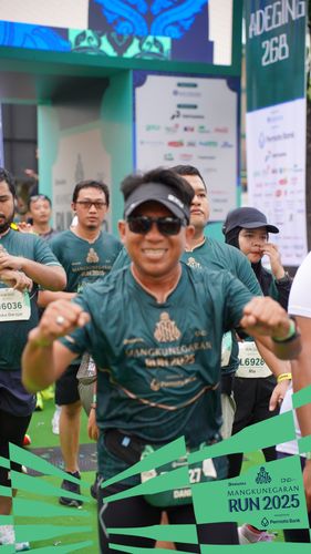 Race photo from Mangkunegaran Run 2025