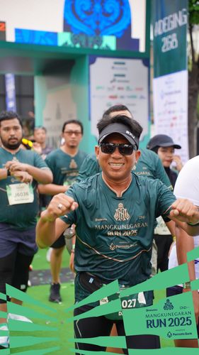 Race photo from Mangkunegaran Run 2025