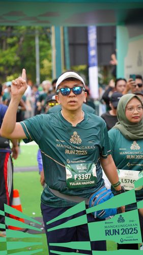 Race photo from Mangkunegaran Run 2025