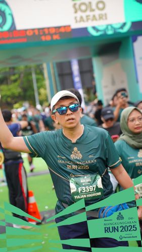 Race photo from Mangkunegaran Run 2025