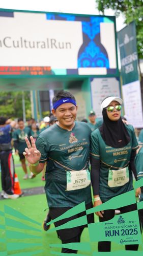Race photo from Mangkunegaran Run 2025