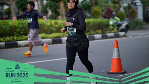 Race photo from Mangkunegaran Run 2025