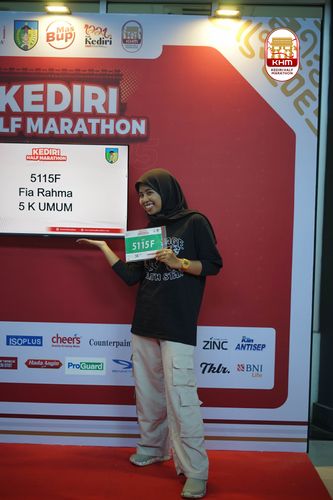 Race photo from Kediri Half Marathon 2025
