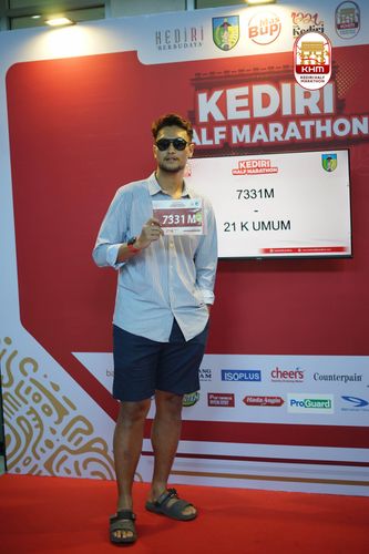 Race photo from Kediri Half Marathon 2025