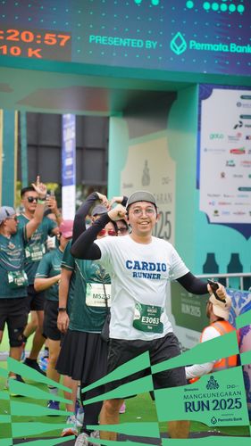 Race photo from Mangkunegaran Run 2025