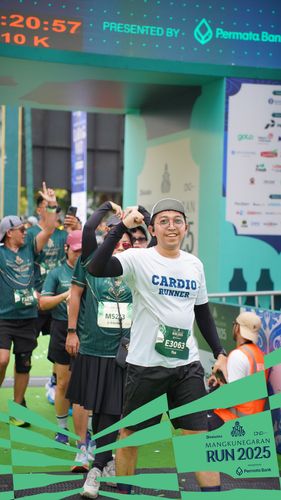Race photo from Mangkunegaran Run 2025