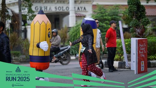 Race photo from Mangkunegaran Run 2025