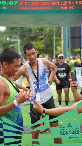 Race photo from Mangkunegaran Run 2025
