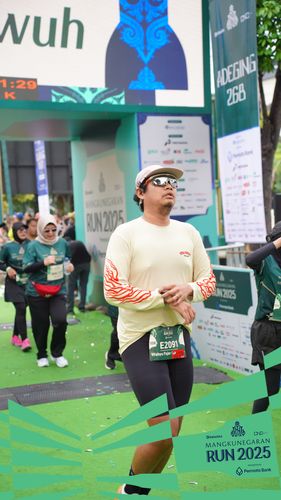 Race photo from Mangkunegaran Run 2025