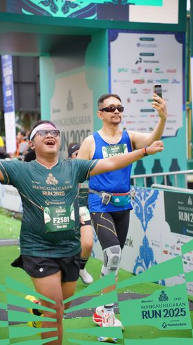 Race photo from Mangkunegaran Run 2025