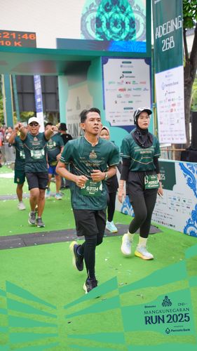 Race photo from Mangkunegaran Run 2025