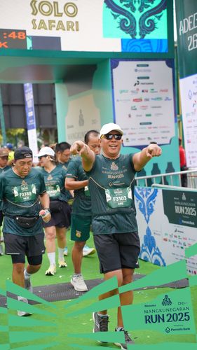 Race photo from Mangkunegaran Run 2025