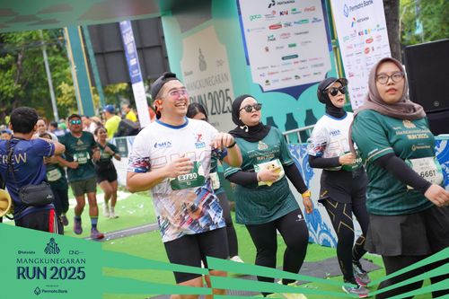 Race photo from Mangkunegaran Run 2025