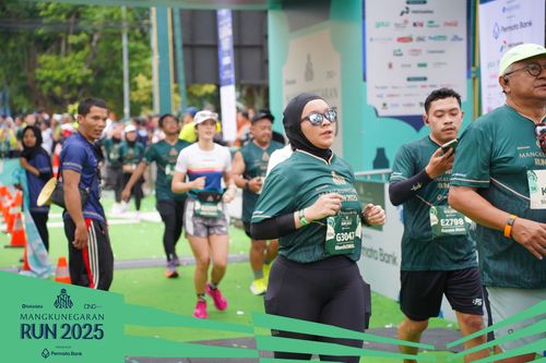 Race photo from Mangkunegaran Run 2025