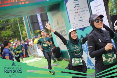 Race photo from Mangkunegaran Run 2025