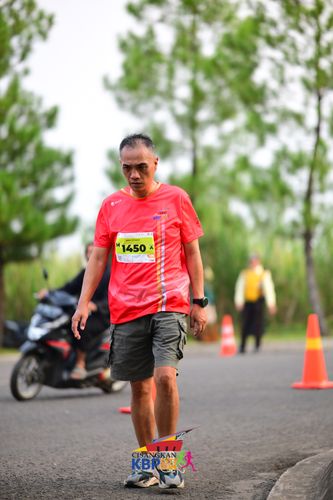Race photo from CISANGKAN KBP CITY RUN 2025