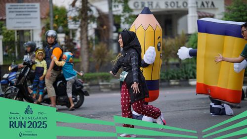 Race photo from Mangkunegaran Run 2025