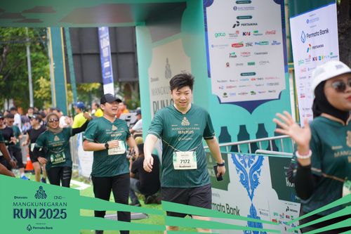 Race photo from Mangkunegaran Run 2025
