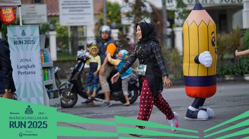 Race photo from Mangkunegaran Run 2025