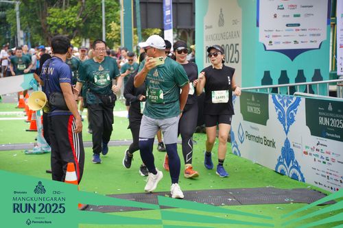 Race photo from Mangkunegaran Run 2025