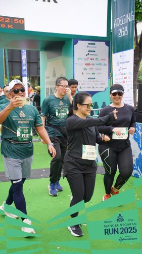 Race photo from Mangkunegaran Run 2025