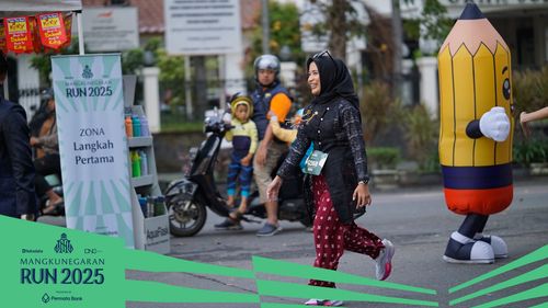 Race photo from Mangkunegaran Run 2025