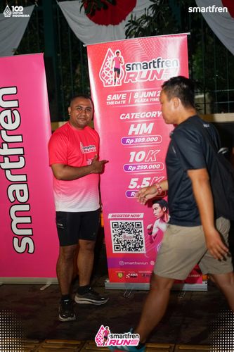 Race photo from Smartfren Run 2025 Vibes