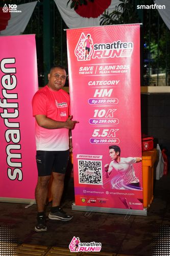 Race photo from Smartfren Run 2025 Vibes