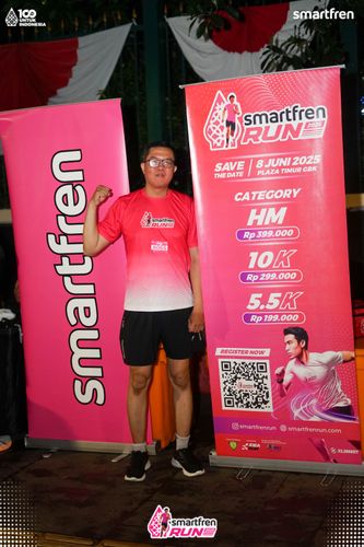 Race photo from Smartfren Run 2025 Vibes