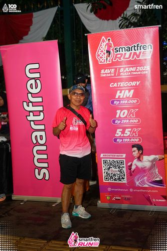 Race photo from Smartfren Run 2025 Vibes