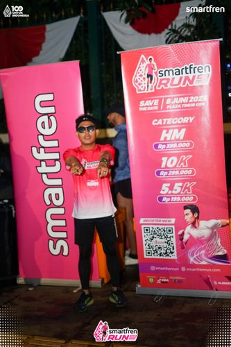 Race photo from Smartfren Run 2025 Vibes