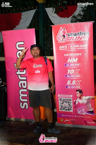 Race photo from Smartfren Run 2025 Vibes