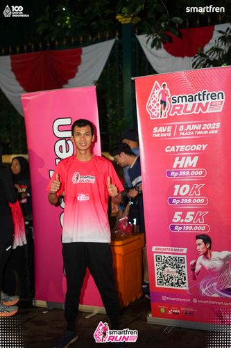 Race photo from Smartfren Run 2025 Vibes