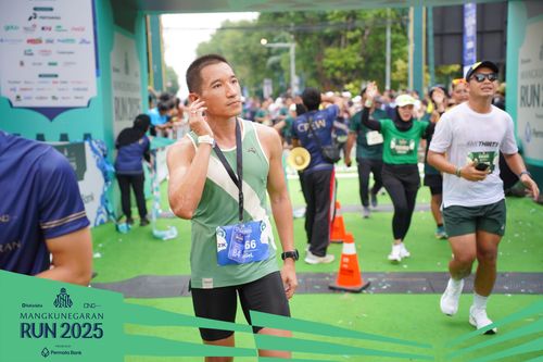 Race photo from Mangkunegaran Run 2025