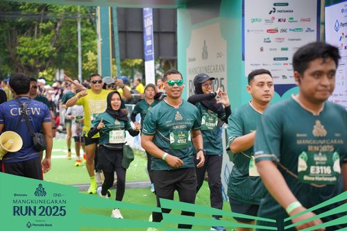 Race photo from Mangkunegaran Run 2025