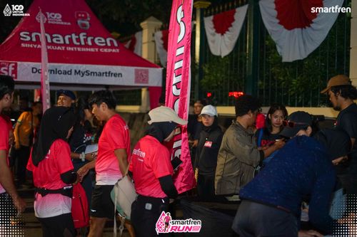 Race photo from Smartfren Run 2025 Vibes