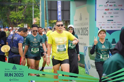 Race photo from Mangkunegaran Run 2025