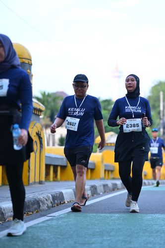 Race photo from KEMLU RUN 2025