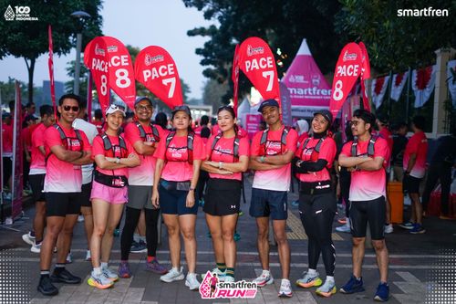 Race photo from Smartfren Run 2025 Vibes