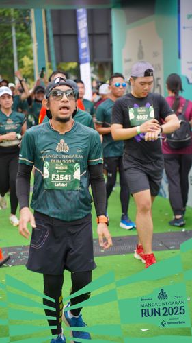 Race photo from Mangkunegaran Run 2025