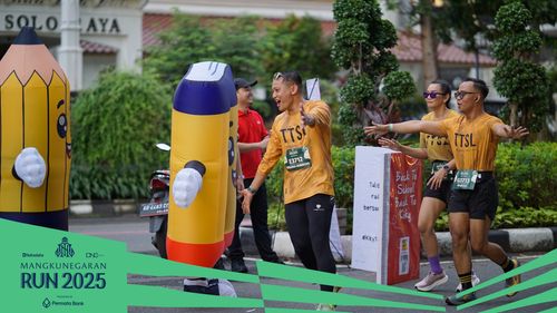Race photo from Mangkunegaran Run 2025