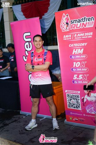 Race photo from Smartfren Run 2025 Vibes
