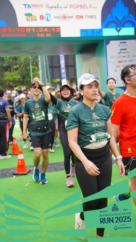 Race photo from Mangkunegaran Run 2025