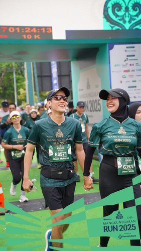 Race photo from Mangkunegaran Run 2025