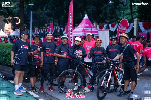 Race photo from Smartfren Run 2025 Vibes